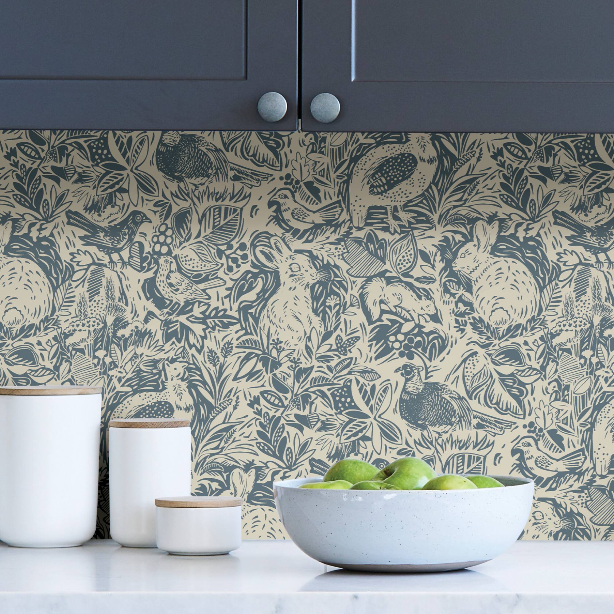Wallpops Blue Terrene Peel & Stick Wallpaper